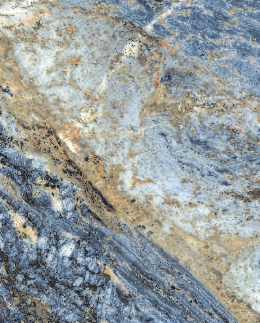 Onyx Blue mermer desenli panel